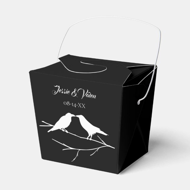 Ravens Gothic Wedding Geschenkschachtel (Vorderseite)