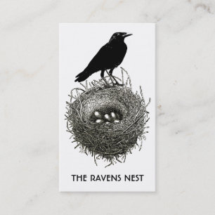 Raven's Nest Business oder Visitenkarten Visitenkarte