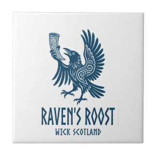 Raven's Roost Pub Wick Schottland Fliese