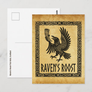 Raven's Roost Pub Wick Schottland Postkarte