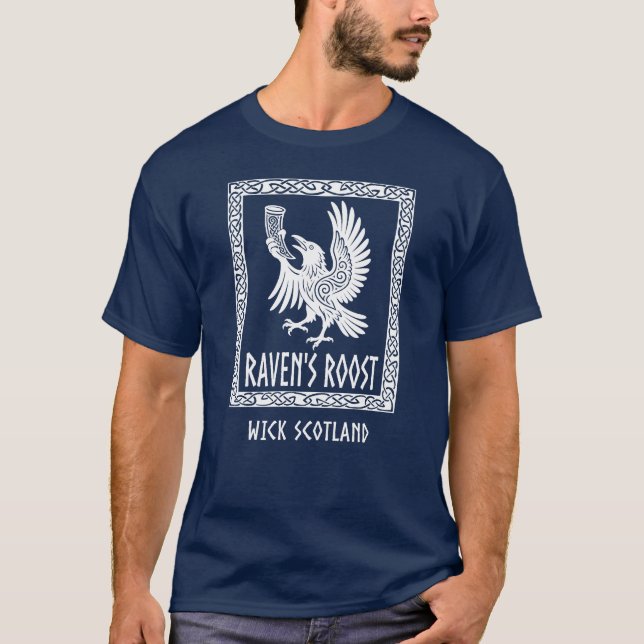 Raven's Roost Pub Wick Schottland T-Shirt (Vorderseite)