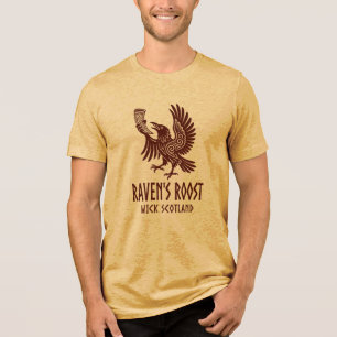 Raven's Roost Pub Wick Schottland Tri-Blend Shirt