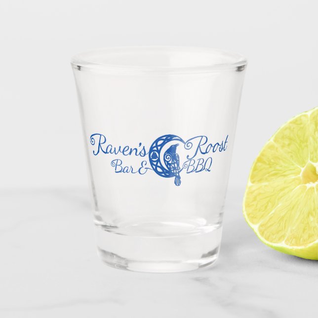 Raven's Roost Shot Glass Schnapsglas (Vorderseite)