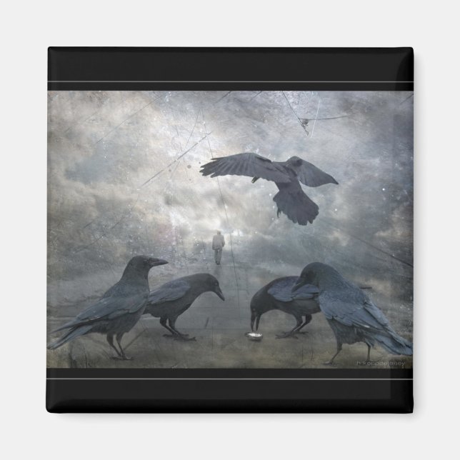 Ravens spielen mit verlorener Zeit Magnet (Vorne)