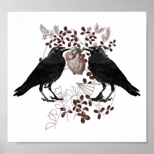 Ravens und Herz Poster