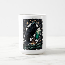 Ravens Unfug Smaragd Pint Shirt Kaffeetasse