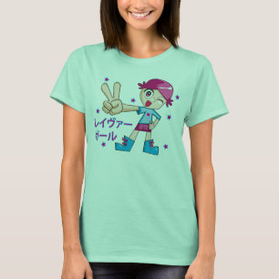 Raver-Mädchen T-Shirt