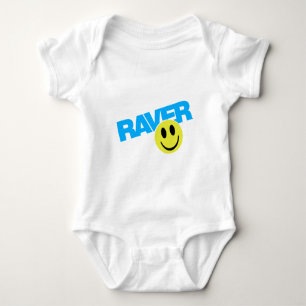 Raver - Raver-Musik DJ, die Rave mit einer Keule Baby Strampler