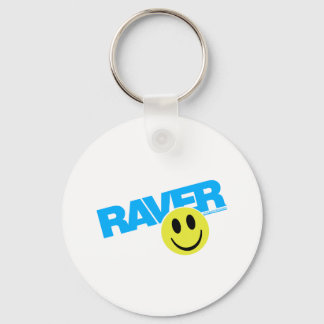 Raver Smilie - DJ Clubbing Rave Party Music Schlüsselanhänger