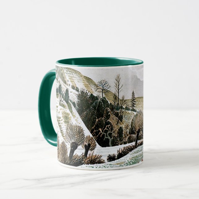 Ravilion - Neujahrsschnee, schöne Kunst Tasse (Vorderseite Links)