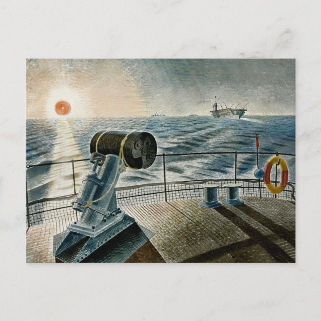 Ravilious Artwork - The Midnight Sun Postkarte (Vorderseite)