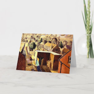 Ravilious - Aussicht vom Brick House Great Bardfie Karte