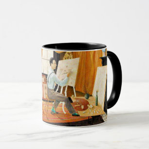 Ravilious - Edward Bawden arbeitet in seinem Studi Tasse
