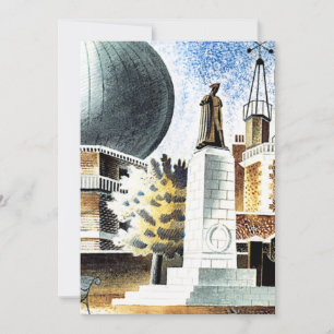 Ravilious - Greenwich Observatory Karte