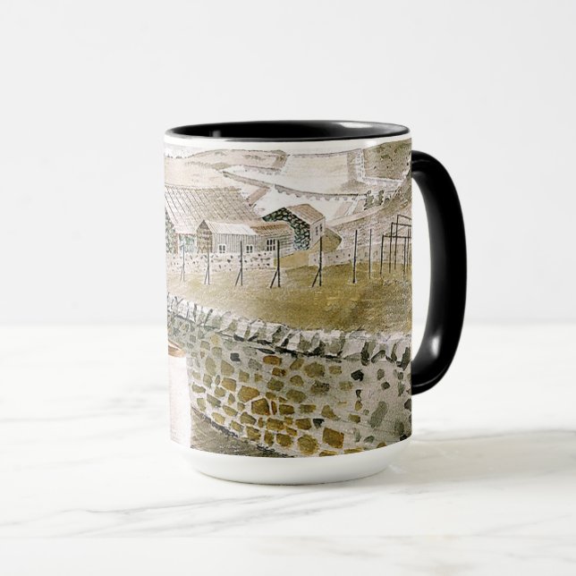 Ravilious - Konvoi durch eine Insel Tasse (VorderseiteRechts)