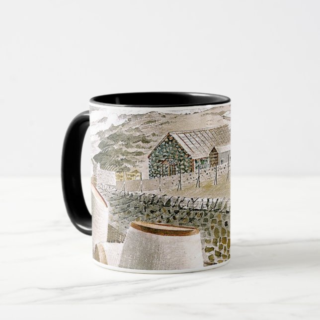 Ravilious - Konvoi durch eine Insel Tasse (Vorderseite Links)