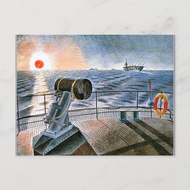 Ravilious - Mitternachtssonne Postkarte (Vorderseite)