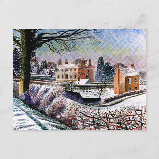 Ravilious - Sieg im Winter Postkarte (Vorderseite)