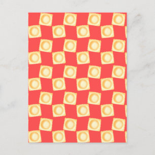 Ravioli Köstliche Pasta Postkarte