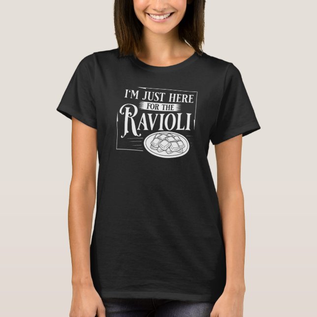 Ravioli Pasta Füllrezepte Dosierte Maker Noodles T-Shirt (Vorderseite)