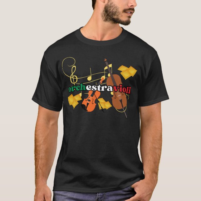 Ravioli Pasta ORCHESTRAVIOLI - Museo Cantonale d'A T-Shirt (Vorderseite)