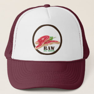 Raw Steak Bio Planet Hats Truckerkappe