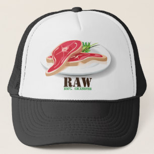 Raw Steak Bio Planet Hats Truckerkappe