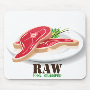 Raw Steak Bio Planet Mousepad