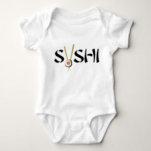 Raw Sushi Bio Planet Kinderhemden Baby Strampler