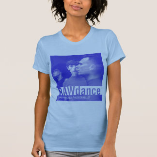RAWdance Blurred Graphic T - Shirt in Blue