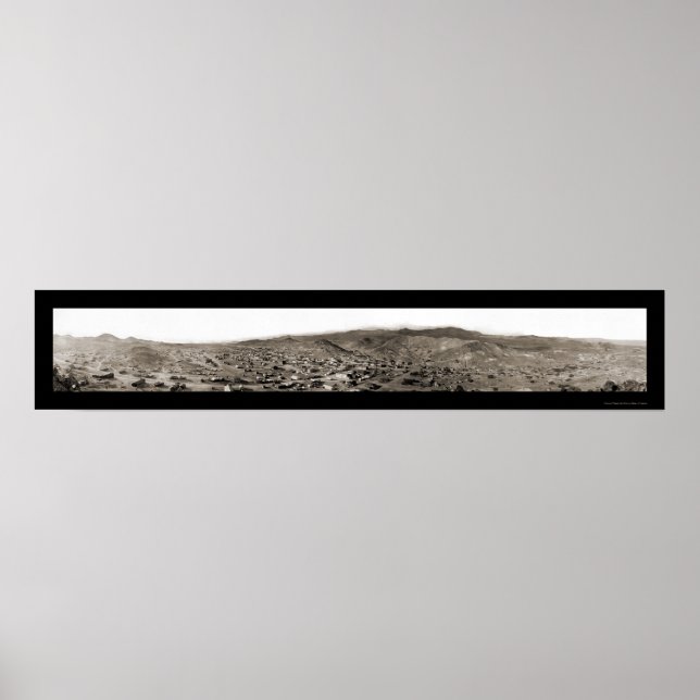 Rawhide NV Panoramic Foto 1909 Poster (Vorne)