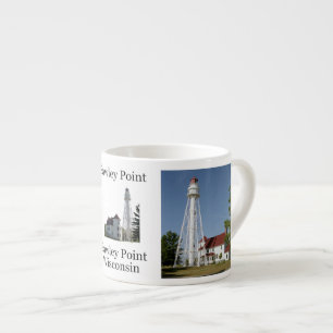Rawley Point Lighthouse Espresso Tasse