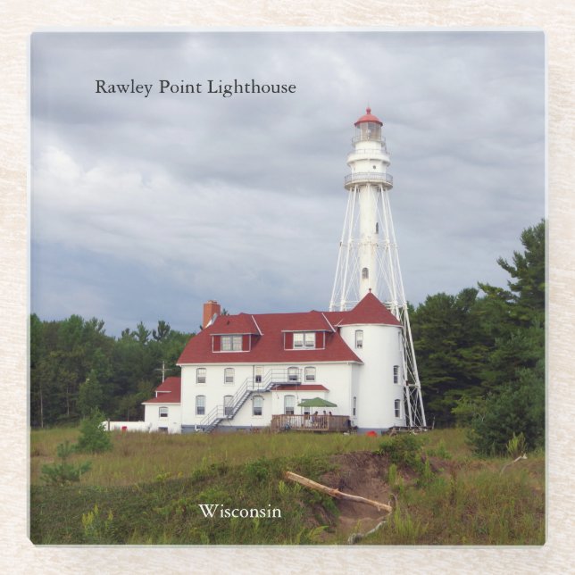 Rawley Point Lighthouse Untersetzer (Vorderseite)