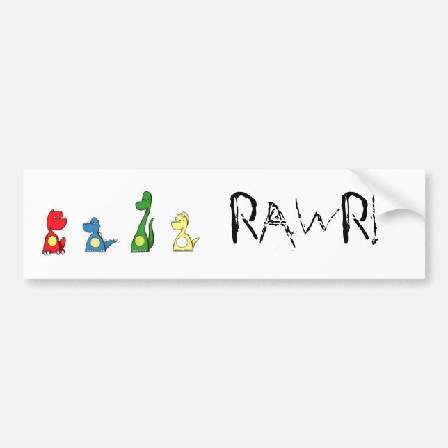 rawr autoaufkleber (Vorne)