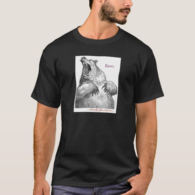 Rawr Bär! Der T - Shirt der Männer (Vorderseite)