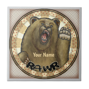 Rawr Bear Fliese