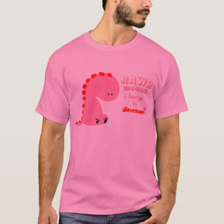 rawr bedeutet i-Liebe Sie im Dinosaurier-Shirt T-Shirt