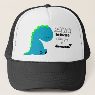 Rawr bedeutet i-Liebe Sie im DINOSAURIER-Shirt Truckerkappe