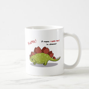 Rawr bedeutet i-Liebe Sie in Dinosaurier Tasse