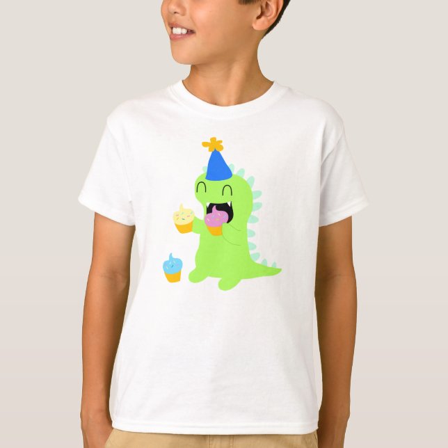 Rawr DINOSAURIER-Shirt PARTY T-REX! Tyrannosaurus T-Shirt (Vorderseite)