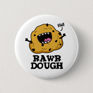 Rawr Dough Funny Food Puff Button