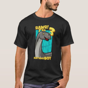 Rawr I m 3 Birthday Boys 3. Geburtstag Dino Jobari T-Shirt
