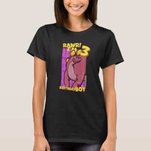 Rawr I m 3 Birthday Boys 3. Geburtstag Dino Wuerho T-Shirt