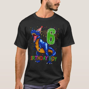 Rawr I m 6 6. Geburtstag Dinosaurier Boys Dinosaur T-Shirt