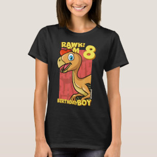Rawr I m 8 Birthday Boys 8. Geburtstag Dino Ovirap T-Shirt