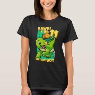 Rawr ich bin 11 Geburtstagskinder 11. Geburtstag D T-Shirt