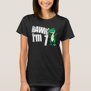 Rawr! Ich bin 1 Jahre alt Geburtstag Niedlichen Di T-Shirt