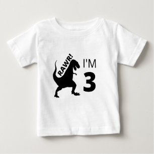 Rawr! Ich bin 3 T - Shirt Dinosaurier