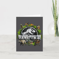 Rawr ich bin 4 4. Geburtstag T-Rex Dinosaurier Lus