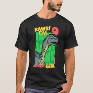 Rawr Ich bin 9 Geburtstagskinder 9. Geburtstag Din T-Shirt